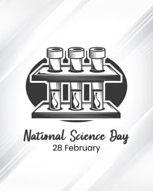 National Science Day creative image