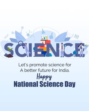 National Science Day illustration