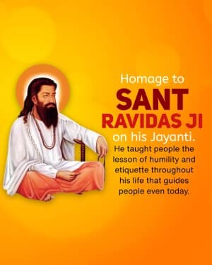 Guru Ravidas Jayanti poster