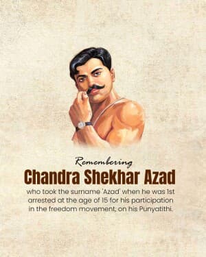 Chandra Shekhar Azad Punyatithi video