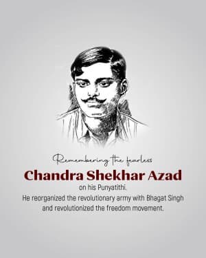 Chandra Shekhar Azad Punyatithi image