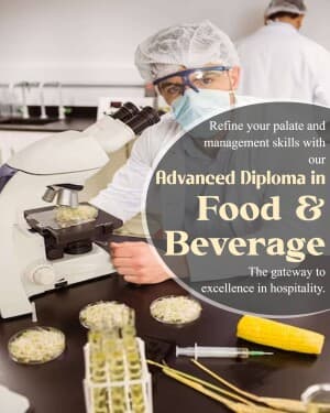 Diploma Course business flyer