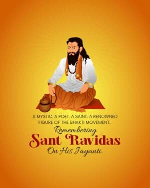 Guru Ravidas Jayanti event poster