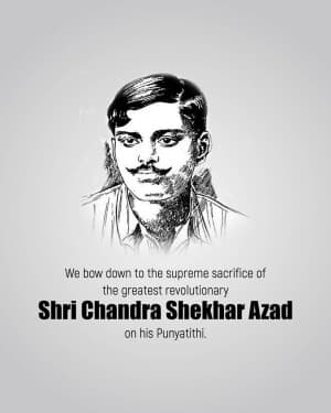 Chandra Shekhar Azad Punyatithi poster