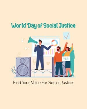 World Day of Social Justice banner