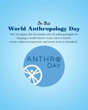 World Anthropology Day banner