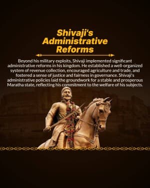 History of chhatrapati shivaji maharaj jayanti banner