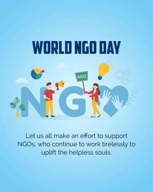 World NGO Day poster Maker