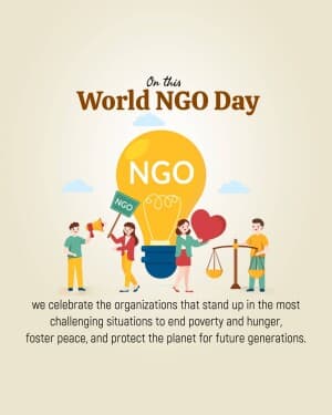World NGO Day event advertisement