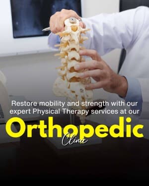 Orthopedic business template