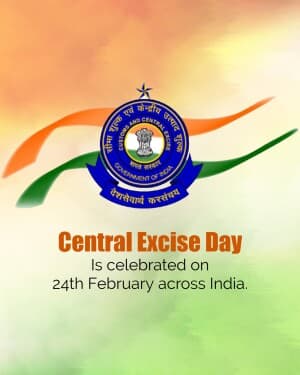 Central Excise Day flyer