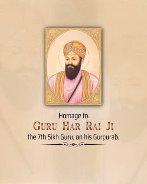 Guru Har Rai Jayanti banner