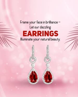 Earrings flyer