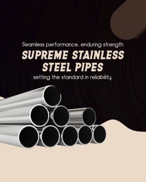 Steel Products promotional poster