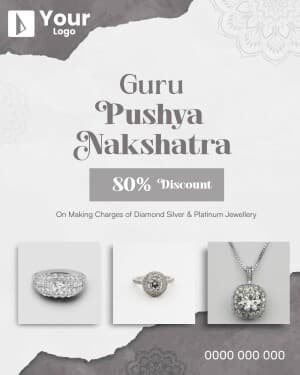 Guru Pushya Nakshatra Offers creative template