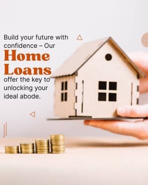 Home Loans promotional template