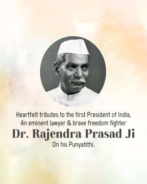 Dr. Rajendra Prasad Punyatithi graphic