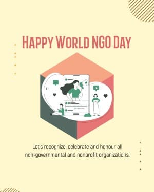 World NGO Day flyer