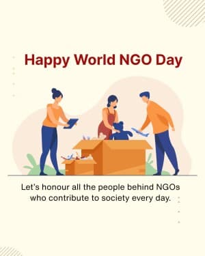 World NGO Day banner