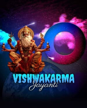 Vishwakarma Jayanti - Premium Alphabet Instagram Post