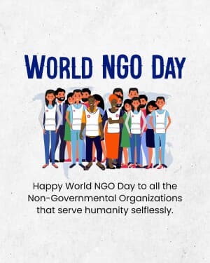 World NGO Day event poster