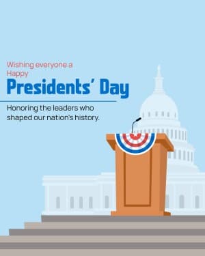 Presidents' Day poster