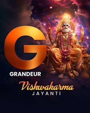 Vishwakarma Jayanti - Exclusive Alphabet ad post