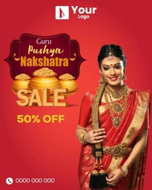 Guru Pushya Nakshatra Offers Instagram banner