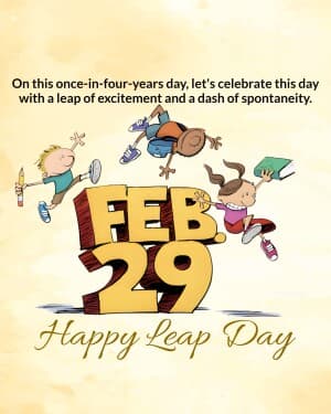 Leap Day flyer