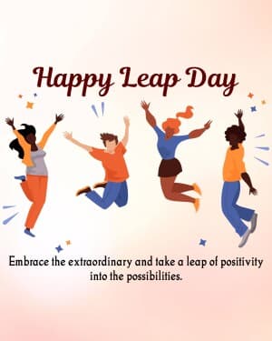 Leap Day event poster
