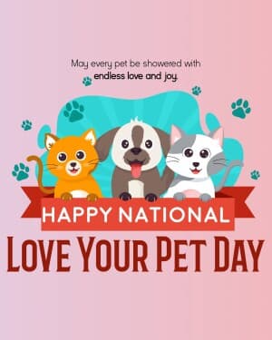 National Love Your Pet Day video