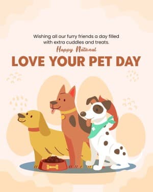 National Love Your Pet Day image