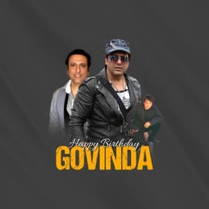 Govinda Birthday post