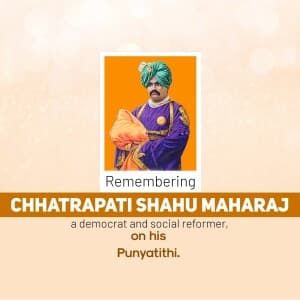 Shahu Maharaj Jayanti graphic