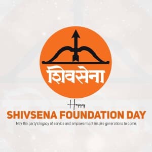 Shiv Sena Sthapna Day post