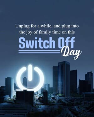 Switch Off Day event poster