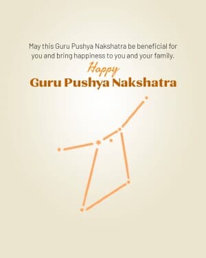Guru Pushya Nakshatra post