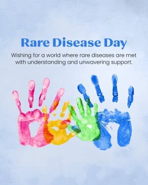 Rare Disease Day poster