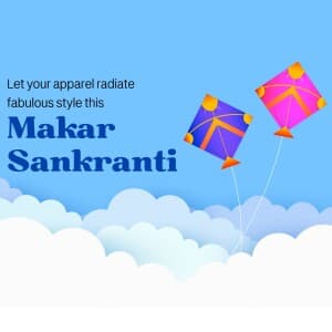 Makar Sankranti event poster