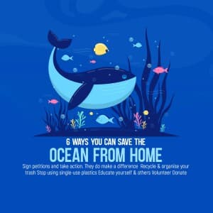 World Oceans Day event advertisement