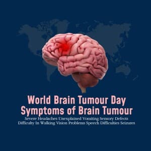 World Brain Tumour Day event advertisement