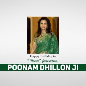 Poonam Dhillon Birthday post