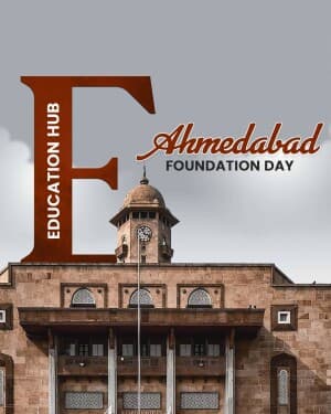 Exclusive Alphabet - Ahmedabad Foundation Day festival image