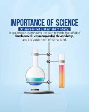 Importance - National Science Day flyer