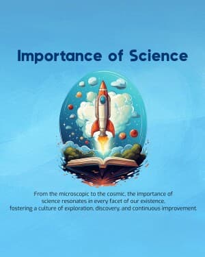 Importance - National Science Day post