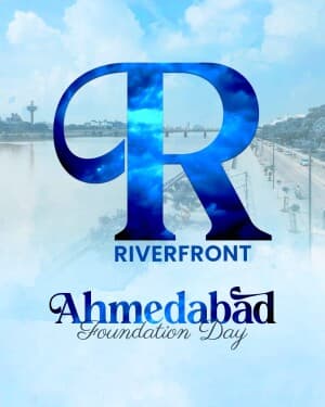 Exclusive Alphabet - Ahmedabad Foundation Day illustration