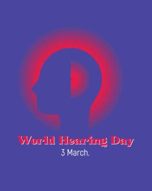 World Hearing Day creative image