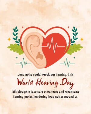 World Hearing Day Instagram Post