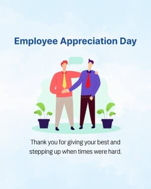 Employee appreciation day illustration