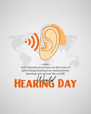 World Hearing Day graphic